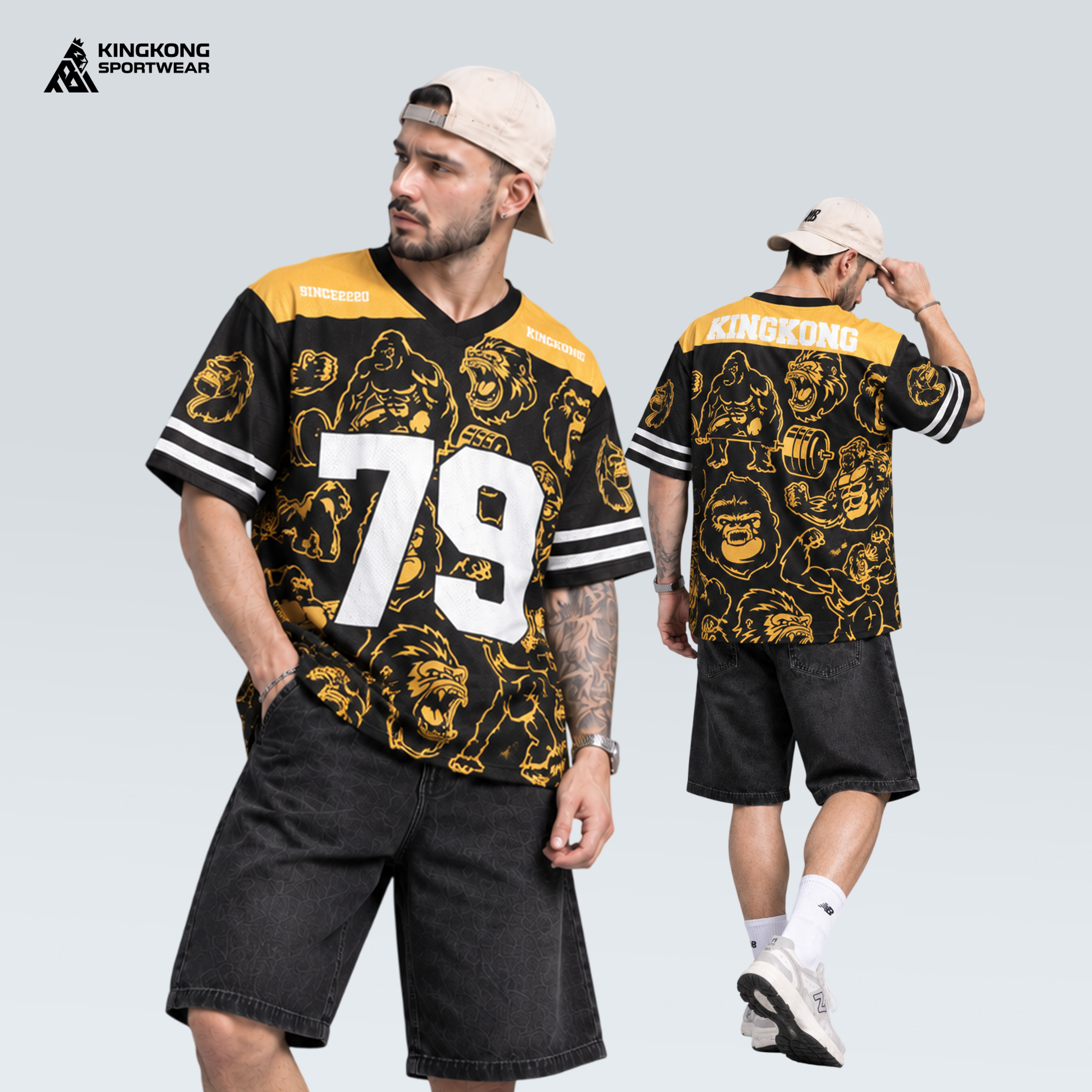Áo Jersey Mè Lưới Hologram KingKong