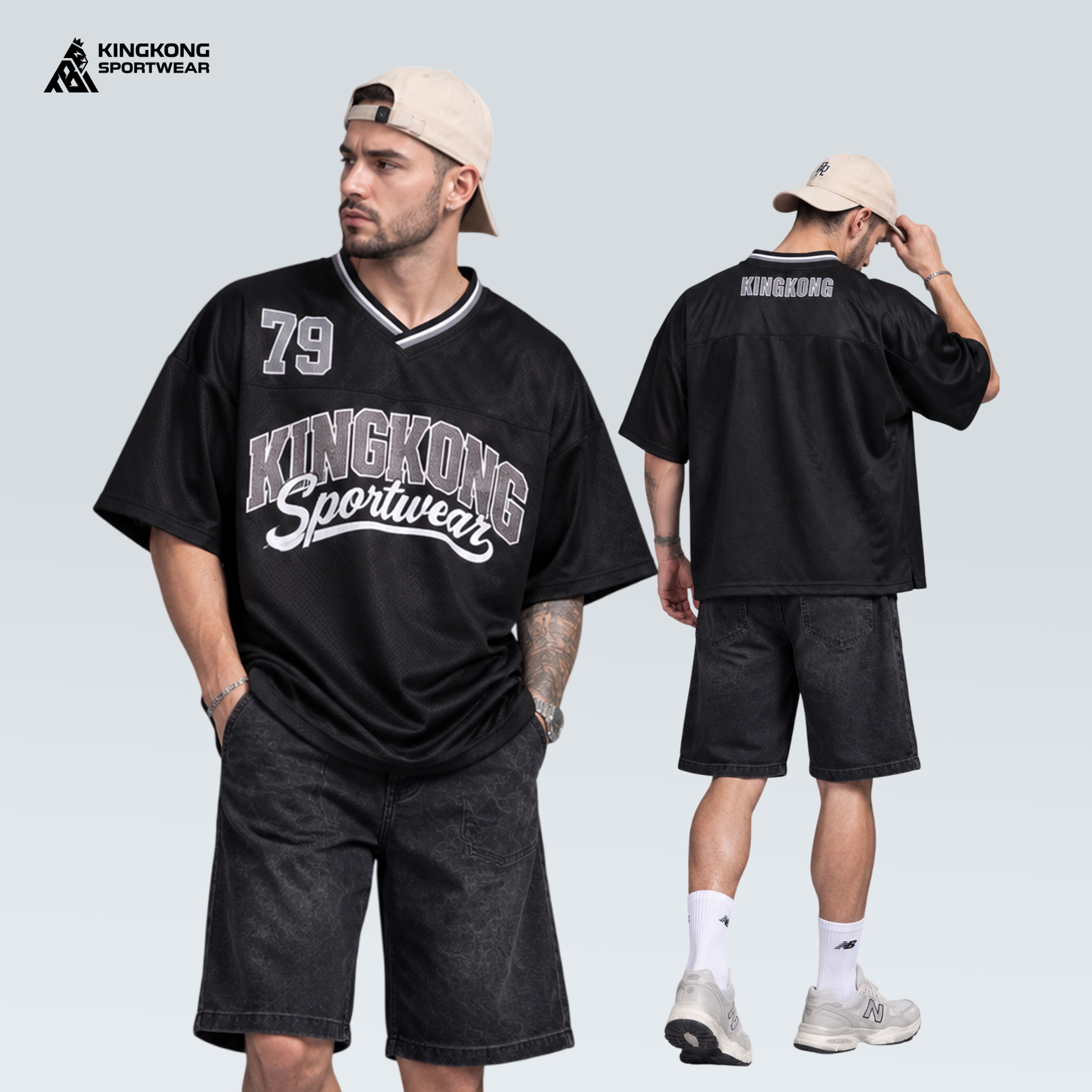 Áo Jersey Poly Phối Lưới 79 KingKong