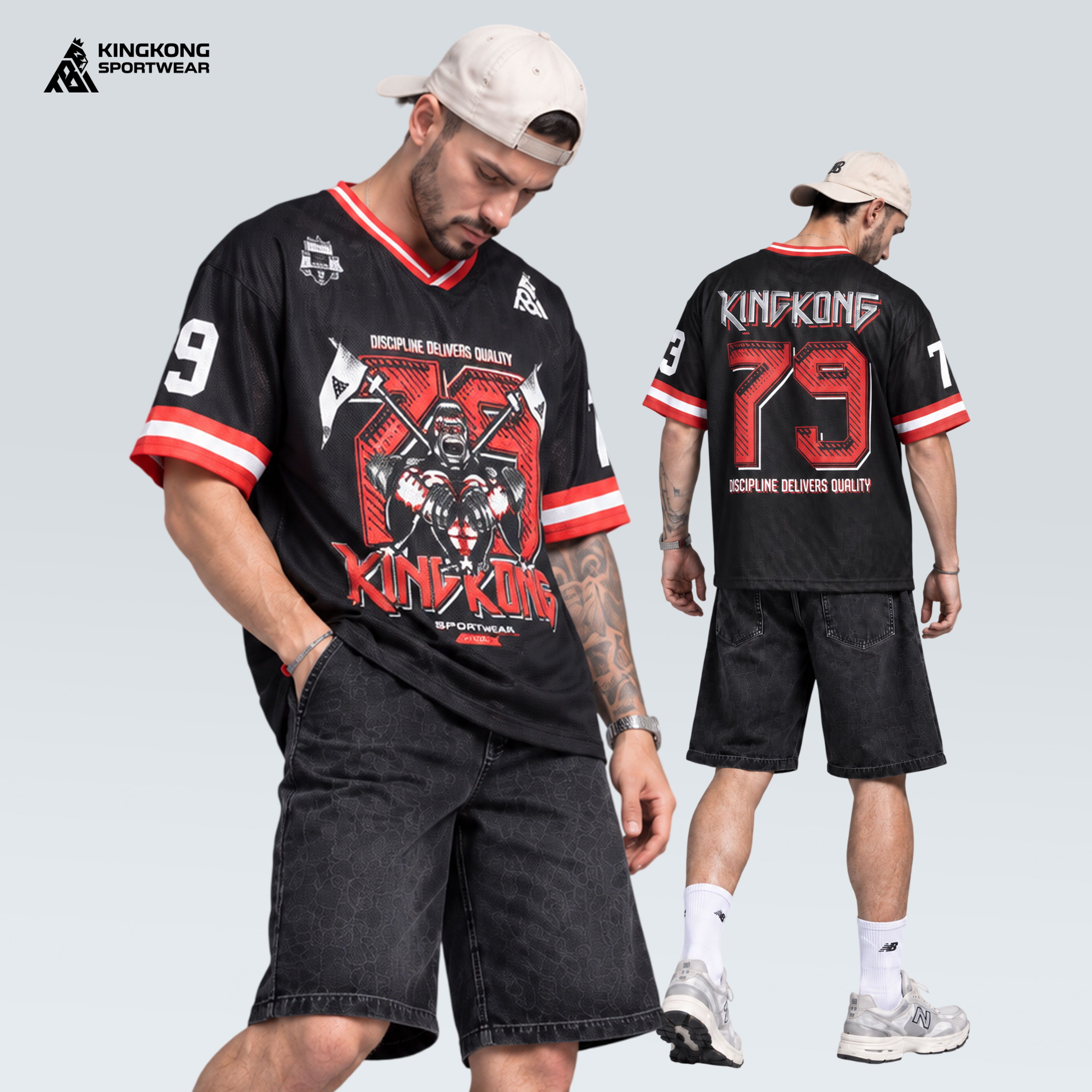 Áo Jersey Mè Lưới Dumbell Số 79 KingKong