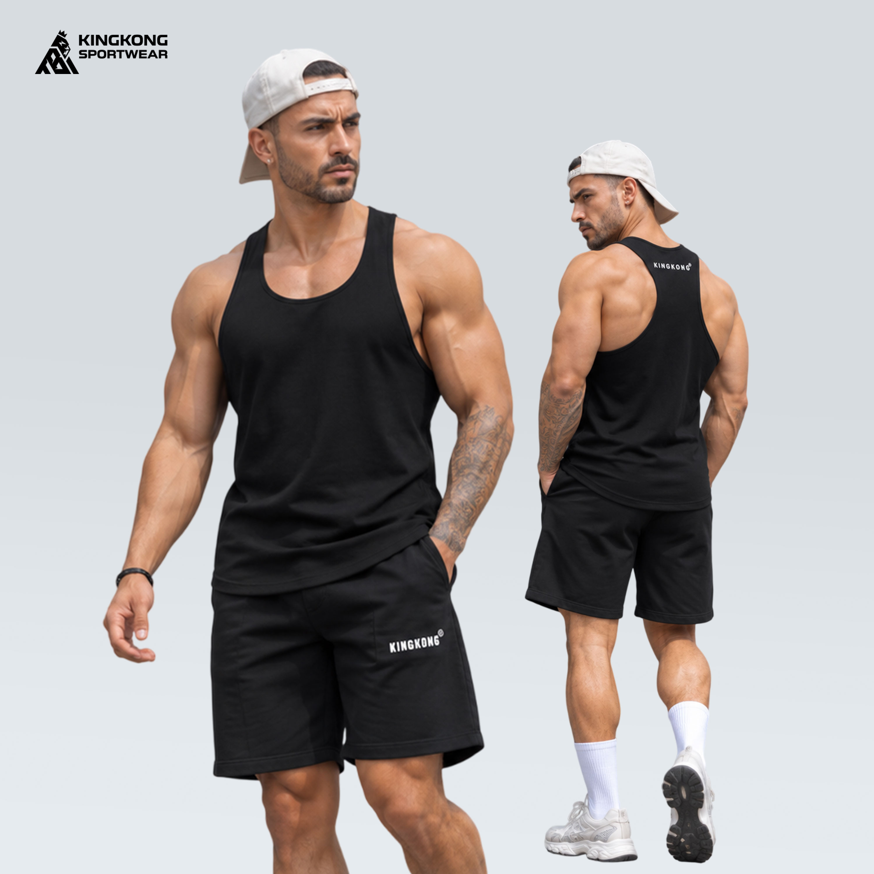 Áo Ba Lỗ Thun Gân Basic KingKong