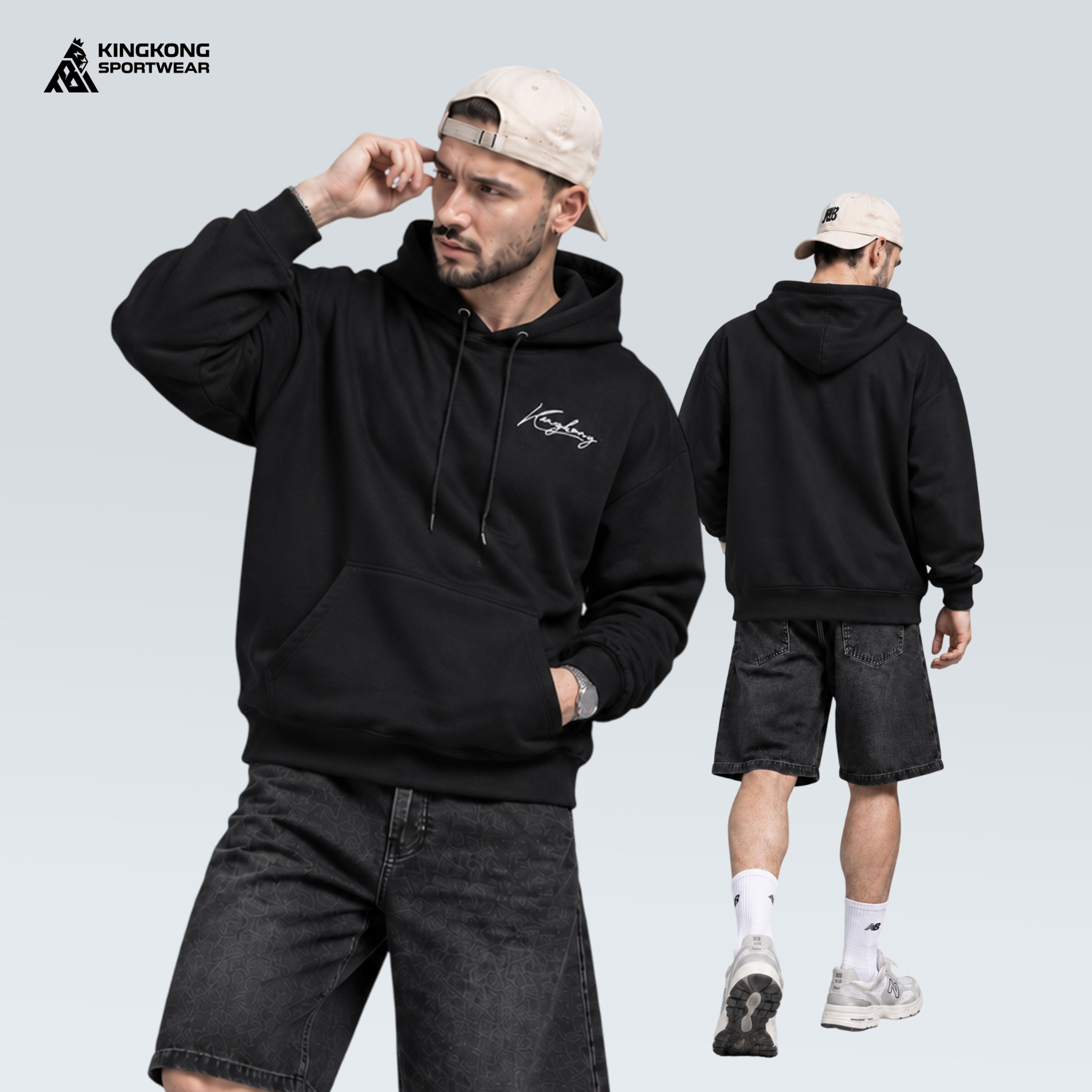 Áo Hoodie Basic Túi Trước KingKong