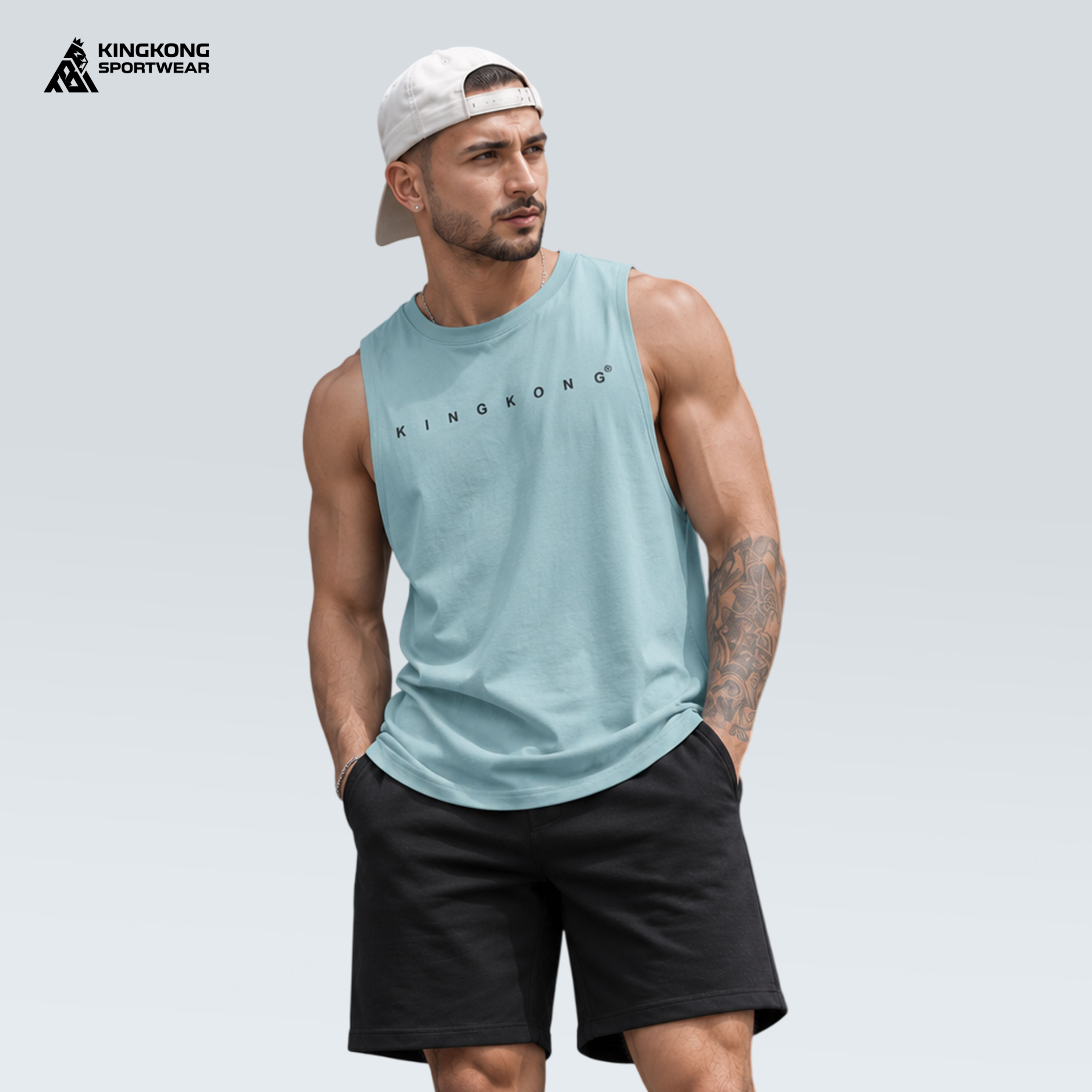 Áo Tanktop Cotton In KingKong