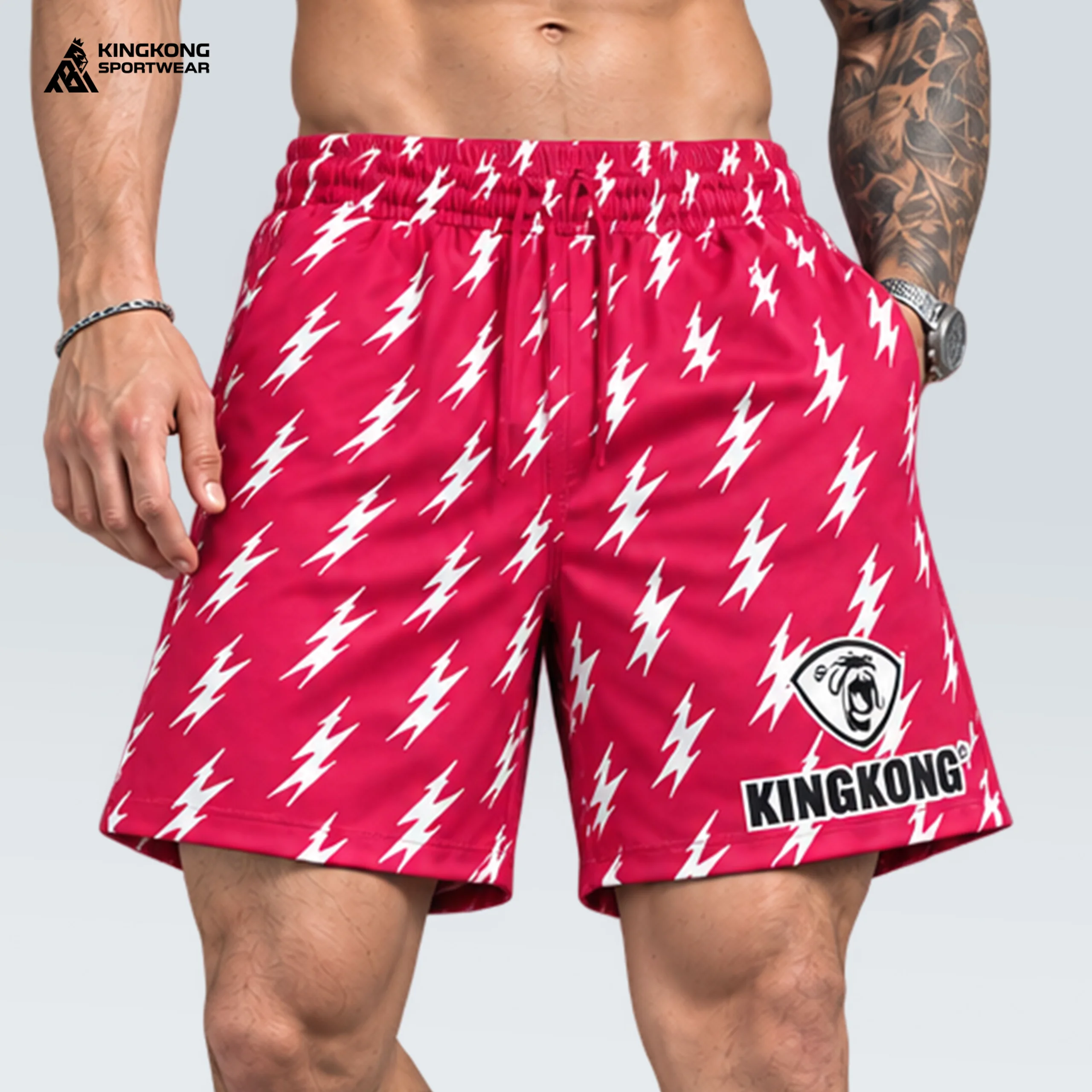 Quần Short Poly KingKong Sấm